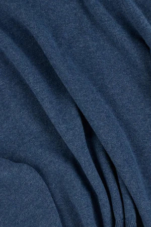 Women's Lambswool Crew Neck - Denim