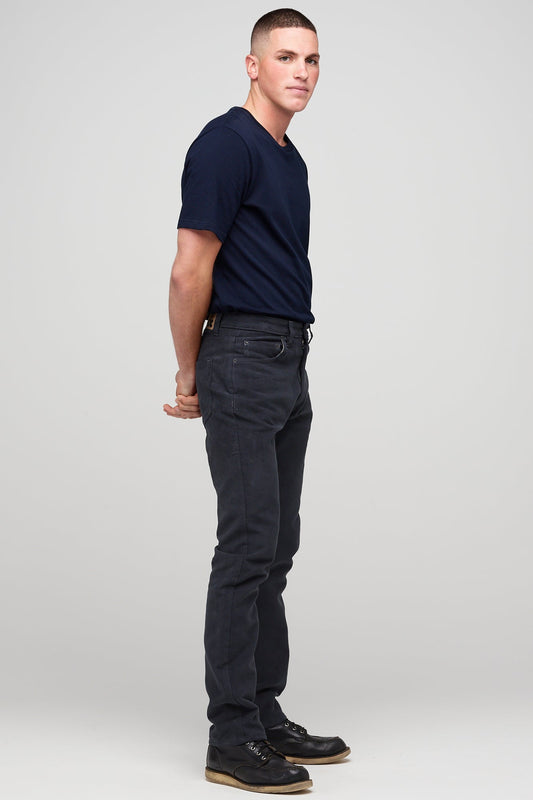 Barry Slim Moleskin Five Pocket Jeans - Slate Grey