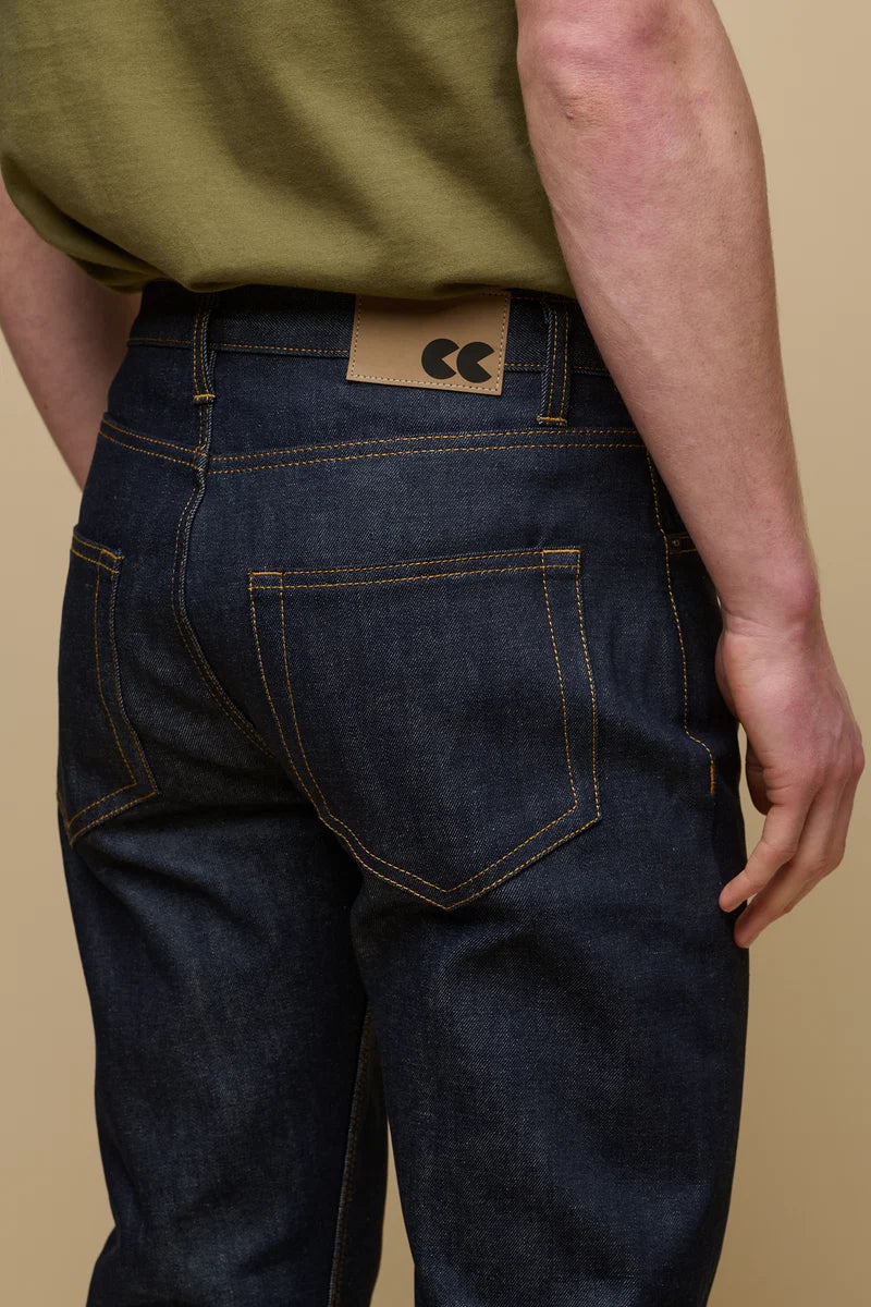 Barry Slim Selvedge Denim Five Pocket Jean - Raw Denim